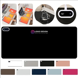 Heated Desk Mat Mouse Pad with Intelligent Digital Display